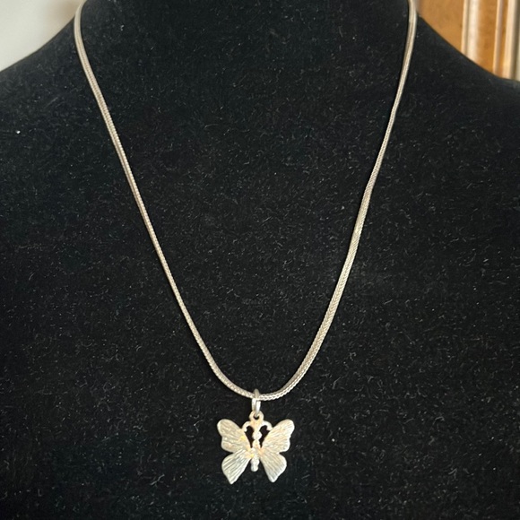 Butterfly necklace and pendant - Picture 1 of 6